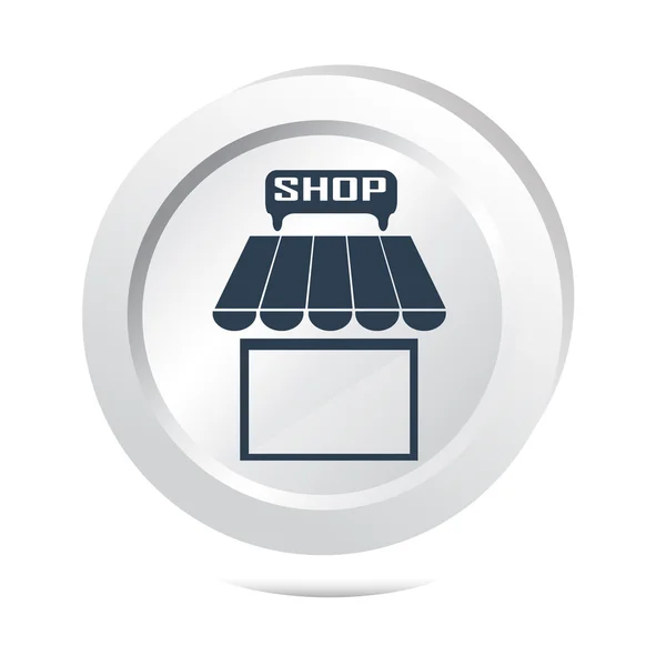 Shopbutton-Symbol n — Stockvektor