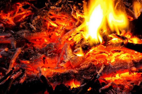 Hot fire abstract — Stock Photo, Image