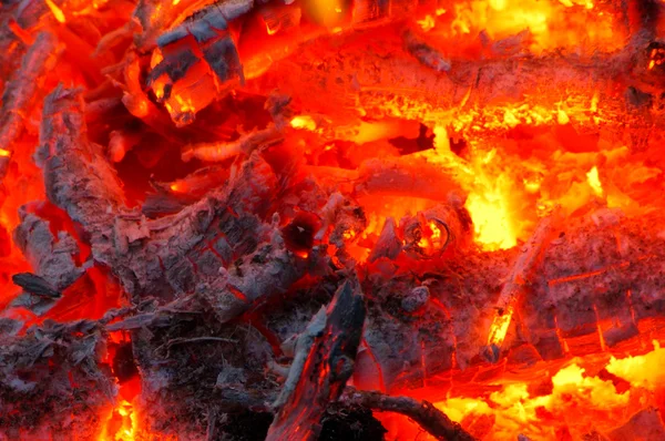 Hot ember abstract — Stock Photo, Image