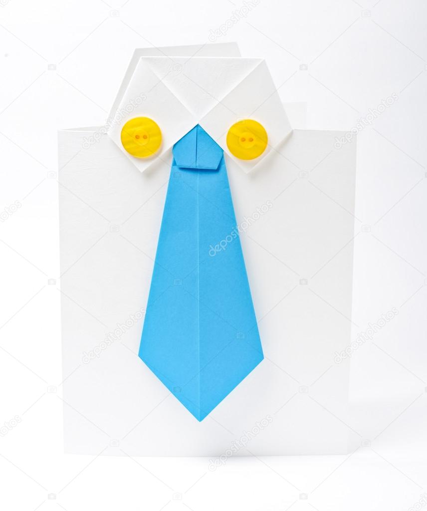 Origami Geschäftsmann Anzug Stockfoto Amphoto 53537691