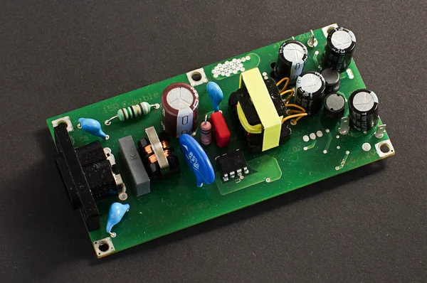 Power supply PCB printed circuit board — Stock Photo, Image
