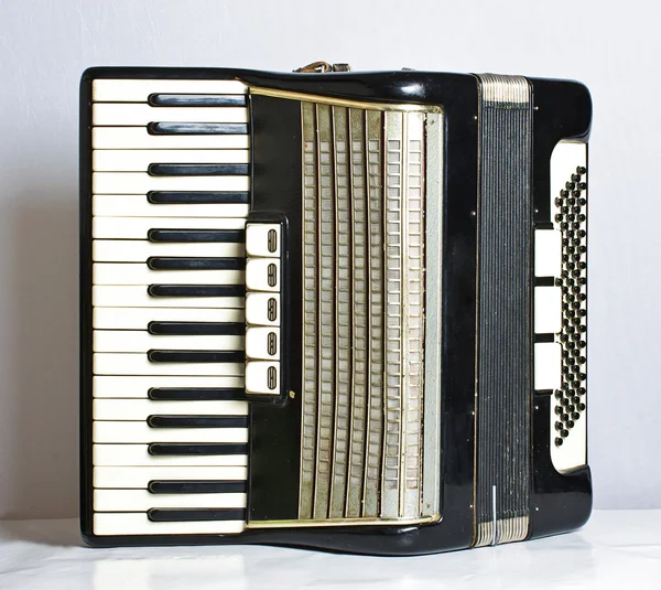Musical instrument accordion — Stock Photo, Image