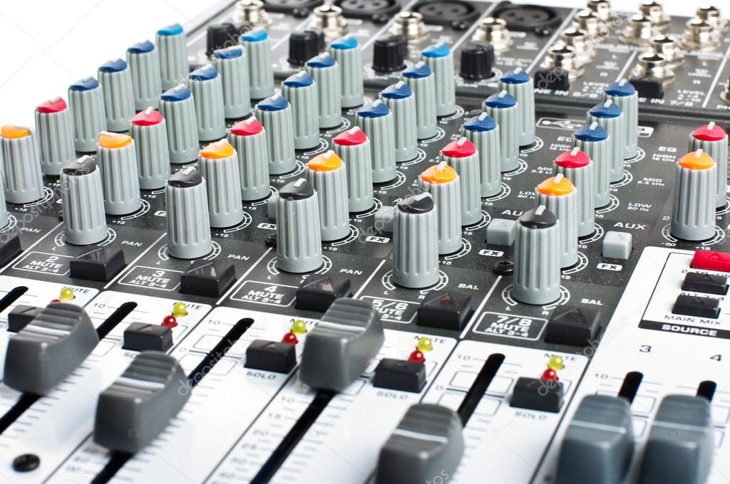 Studio audio mixer