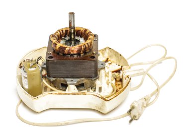 Old juicer motor repair clipart