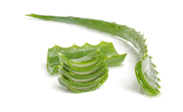 Sliced aloe vera leaf — Stock Photo, Image