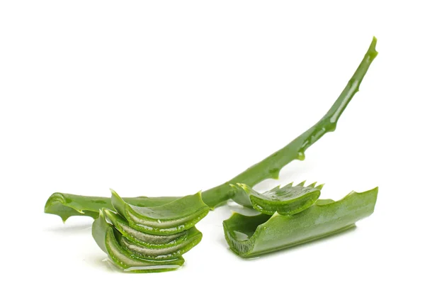 Aloe vera leaf cut in slices — Stock Photo, Image