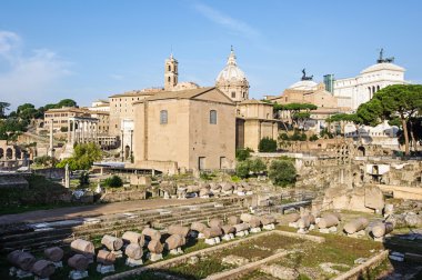 Kalıntıları Roma merkezi İtalya