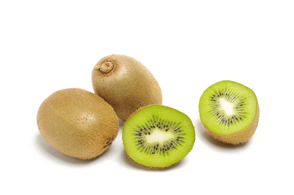 Kiwi fruits isolated on the white background — Stock Photo, Image