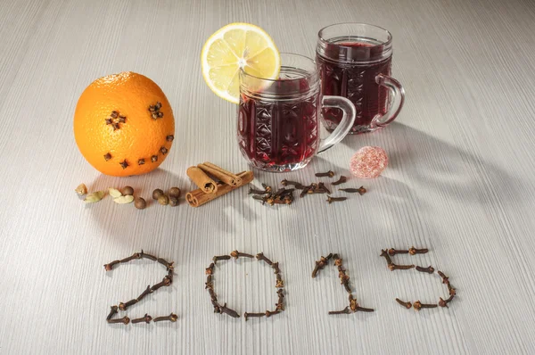 Frohes neues Jahr 2015 — Stockfoto