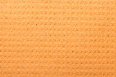 Turuncu selüloz sünger yüzey dokusunu arka plan
