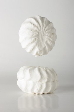 Hatmi havada uçmak yaratıcı yiyecekler fotoğraf