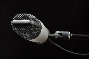 Haber kavramı Kondenser mikrofon radyo istasyonu