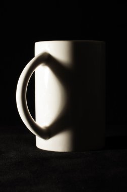 Kahve kupa stüdyo yan aydınlatma