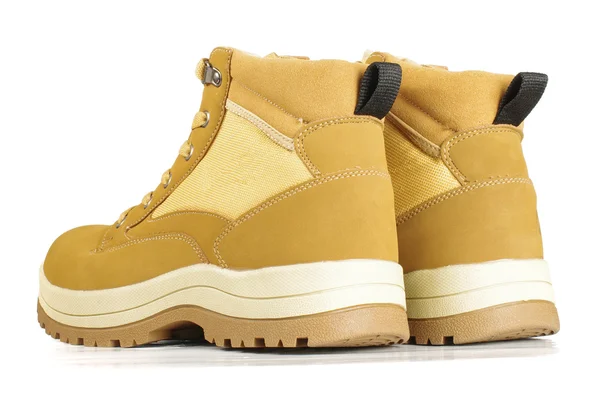 Amarillo estilo urbano zapatos vista trasera — Foto de Stock