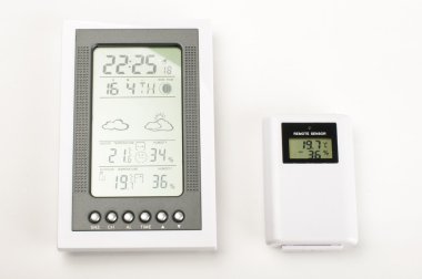 Modern ev hava istasyonu izole