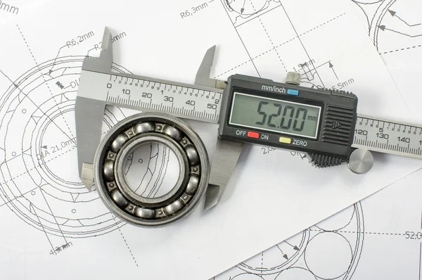 Mäta och precision koncept — Stockfoto