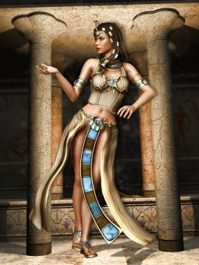 fantezi Mısır dansçı