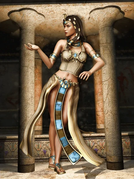 Fantasy egyptiska dansareファンタジーのエジプトのダンサー — ストック写真