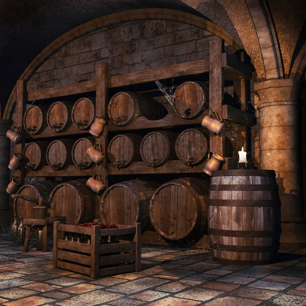 Old wine cellar — Stock Photo, Image