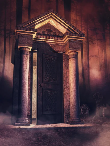 Geceleri ürpertici mezarlık