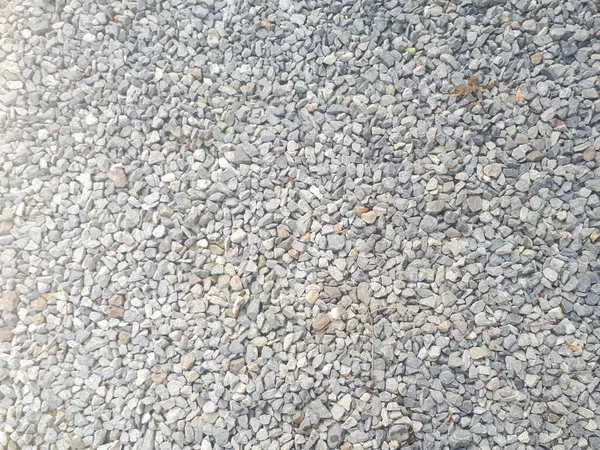 Kiessteine Bodenbelag Muster Oberflächenstruktur Nahaufnahme Von Außenmaterial Kleine Straße Stein — Stockfoto