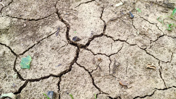 Gebarsten Grond Droogte Achtergrond Bruine Droge Grond Gebarsten Grond Textuur — Stockfoto