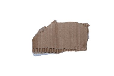 Doğal rengini ve bileşimini gösteren desenli ve ham kahverengi bir karton parçası. Sanatta veya tasarım projelerinde arkaplan için ideal.