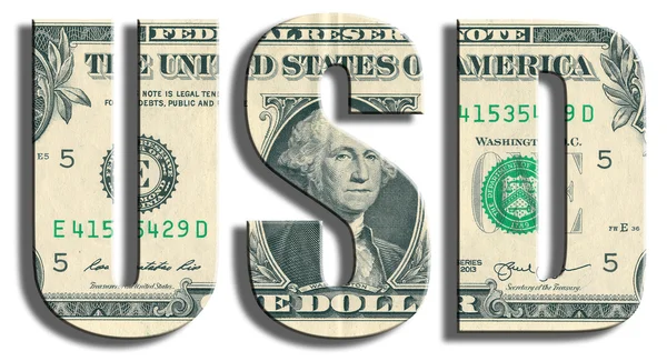 Usd - amerikanisches Dollarsymbol. uns Dollar Textur. — Stockfoto