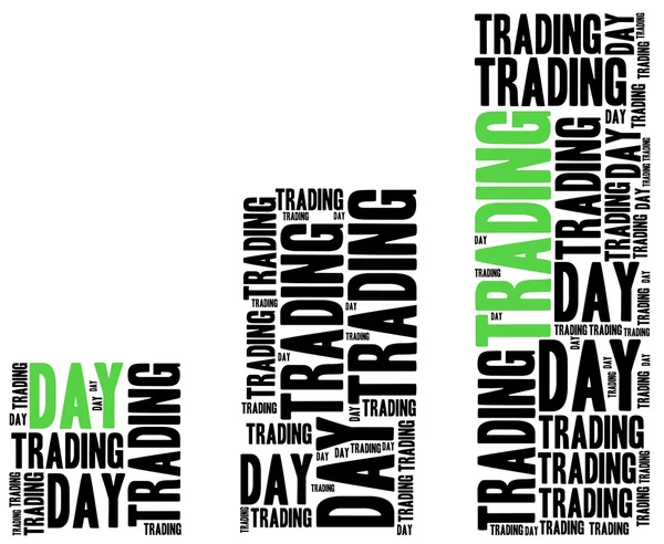 Day trading on stock market concept. — Stock Photo, Image