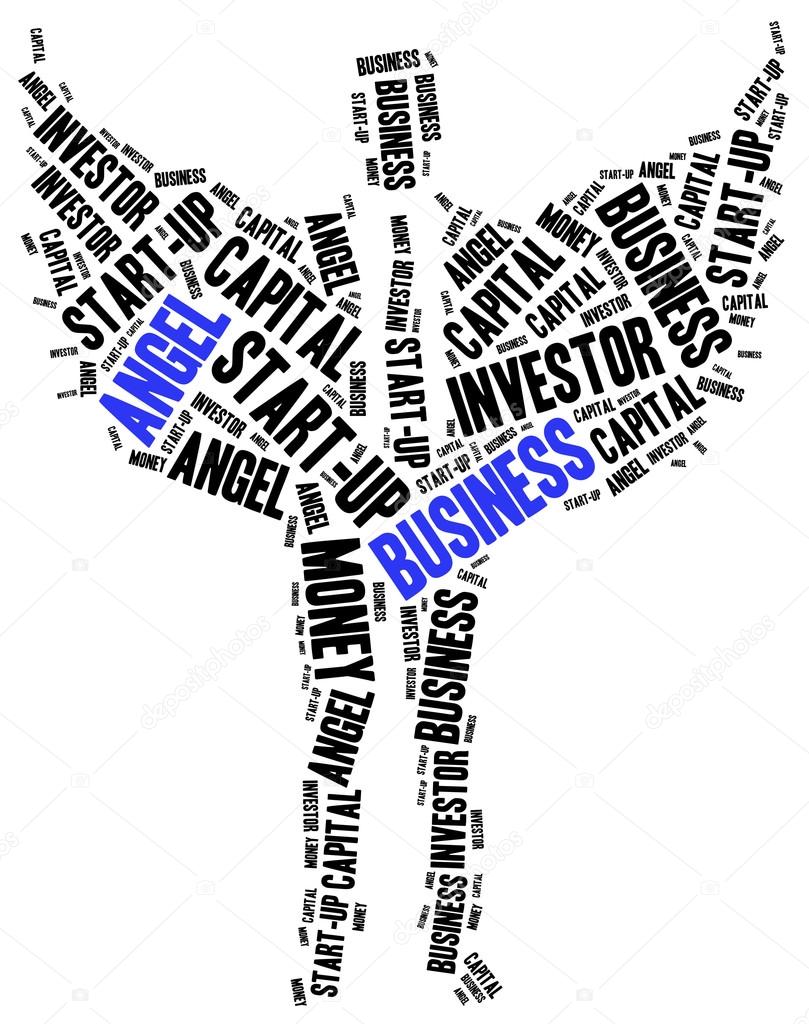 Business angel or funds gaining concept.