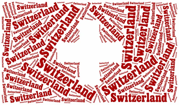 Svájc nemzeti lobogója — Stock Fotó