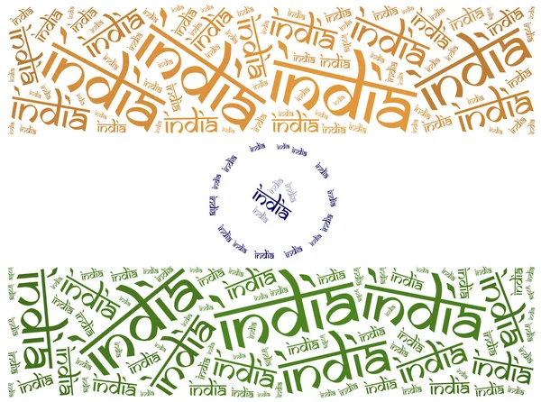 Flaga narodowa Indii — Zdjęcie stockowe