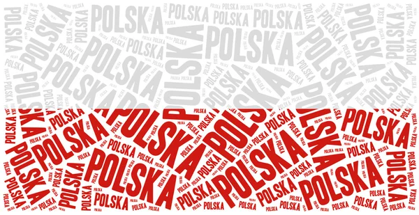 National flag of Poland — Stock Photo, Image