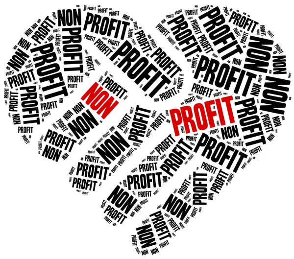 Non-Profit-Organisation oder Unternehmen. — Stockfoto