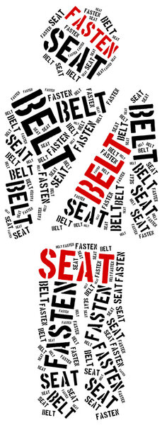 Fasten seat belt. Safety first.