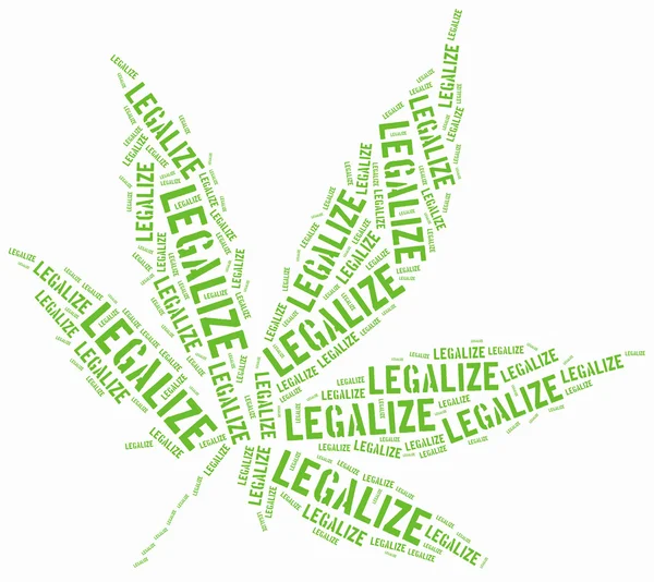 Marihuana legalisatie concept. — Stockfoto