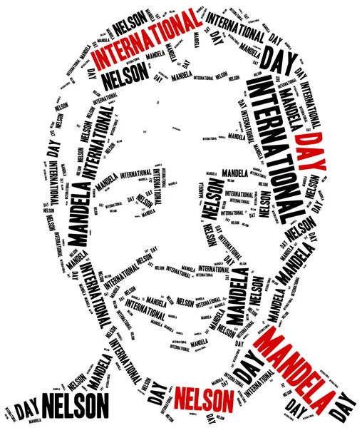 Día Internacional Nelson Mandela celebrado el 18 de julio . — Foto de Stock