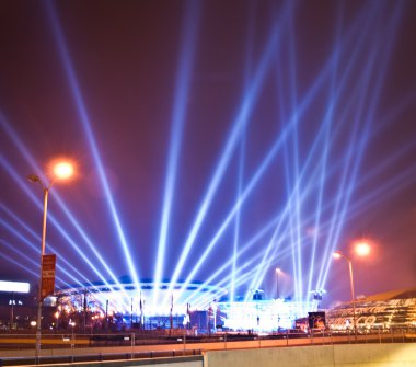 Spodek - spor ve kültürel arena Katowice, Polonya.