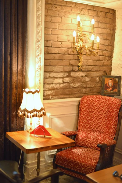 Table in a cafe — Stock Photo, Image