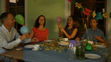  doğum günü partisi Teras üzerinde