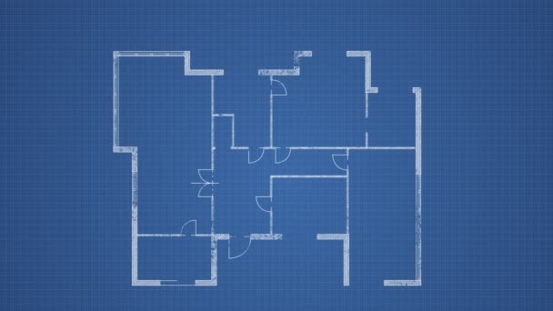 Bucle animado plano — Vídeo de stock