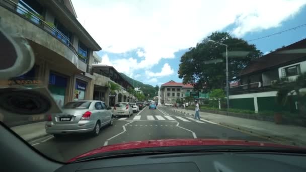 Condução em ruas de Victoria — Vídeo de Stock