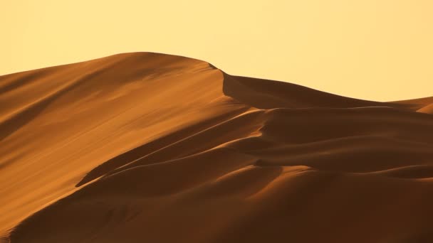 Viento en las dunas del desierto — Vídeo de stock