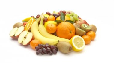 farklı meyve yığını