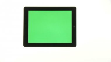 Yeni Apple ipad 4 yeşil ekran ile