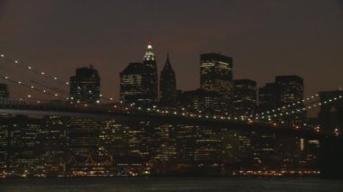 gece Brooklyn Köprüsü