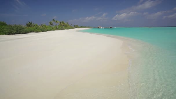 Laguna e isla tropical — Vídeos de Stock