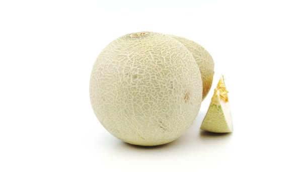 Melon miel sur blanc — Video