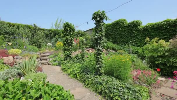 Giardino in stile europeo — Video Stock