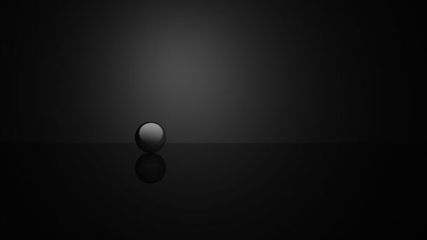 Animated billiard ball — Stock Video